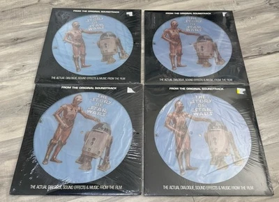 RARE NEW - LOT 4 Star Wars Story of Star Wars Picture Soundtrack Album LP Vinyl - Image 1 of 4