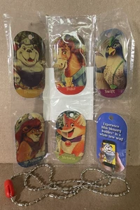 Bible Buddies Memory Verse Key Chain Dog Tag Pendant Lot 5 Truman Duke Swift + - Picture 1 of 5