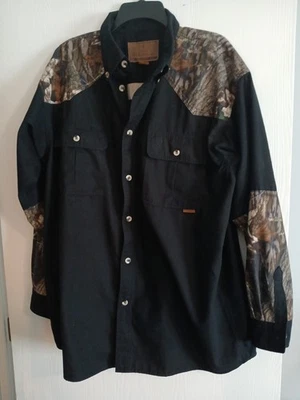 Legendary Whitetails EUC Mens Size XL Brown & Camo Hunting Long Sleeve Shirt - Image 1 of 4