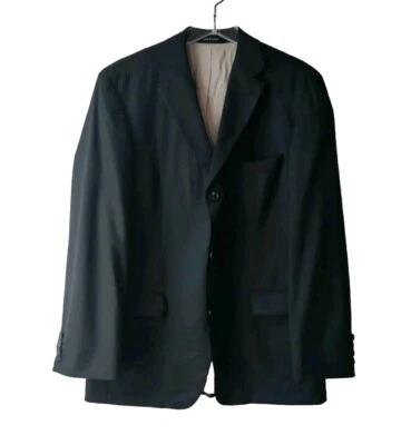 Hugo Boss Scorsese/Movie Black 100% Virgin Wool Blazer Men's EU 48C UK/US 38S - Image 1 of 4