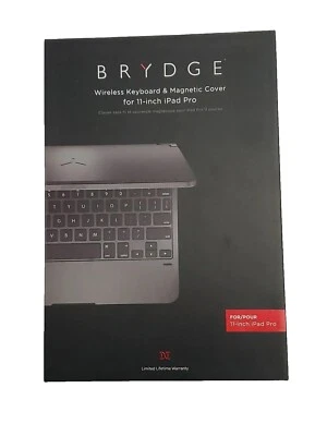 Brydge Magnetic Cover Wireless Keyboard Case 11 Inch iPad Pro BRY4012 Gray - Image 1 of 4