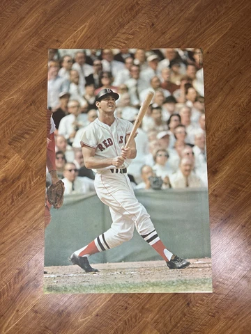 Carl Yastrzemski Boston Redsox Sports Illustrated Renselaar Vtg Poster 1968 2A1 Cover