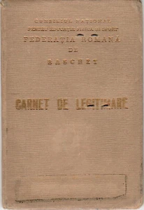 Rumänien, 1970, Rumänischer Basketballverband - Mitgliedskarte & Brevet - Bild 1 von 9