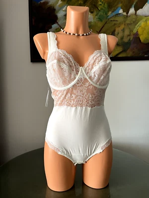 Nuevo con etiquetas Body de encaje La Perla Villa Toscana ROMANTICA, talla 36D marfil * $268 * Foto 1 de 2