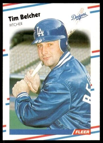 1988 Fleer  #509  Tim Belcher    Pitcher     Los Angeles Dodgers  FREE shipping - Image 1 of 1