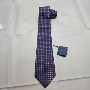 D'este Italian Made Mens Tie NWT Geometric Design 58x4 - Picture 1 of 8