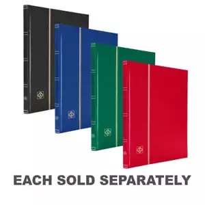 Brand New Quality Leuchtturm Basic Non-Padded A4 Stockbook with 16 White Pages - Foto 1 di 7