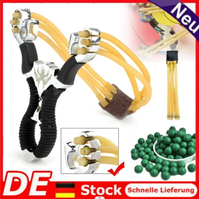 MARKENLOS Profi Jagd Steinschleuder Outdoor Sportschleuder Zwille Katapult Schleuder NEU