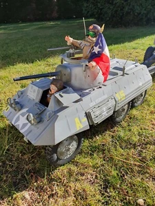 Gi Joe Vintage 1964 - 00 Greyhound Tank And Huge Cannon Unplayed! - Picture 1 of 11