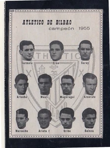 Spain Football Athletic Of Bilbao Alignment Champion Of Cup Year 1955 (DK-750) - Picture 1 of 1