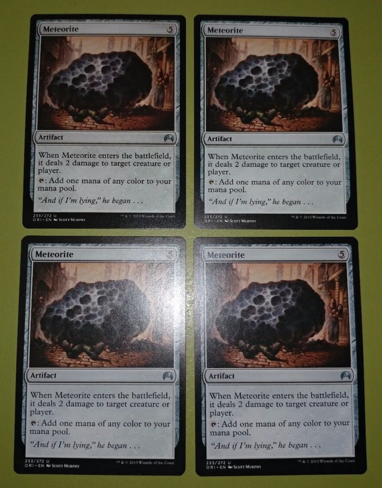 Meteorite x4 Magic Origins 4x Playset Magic the Gathering MTG - Image 1 of 1