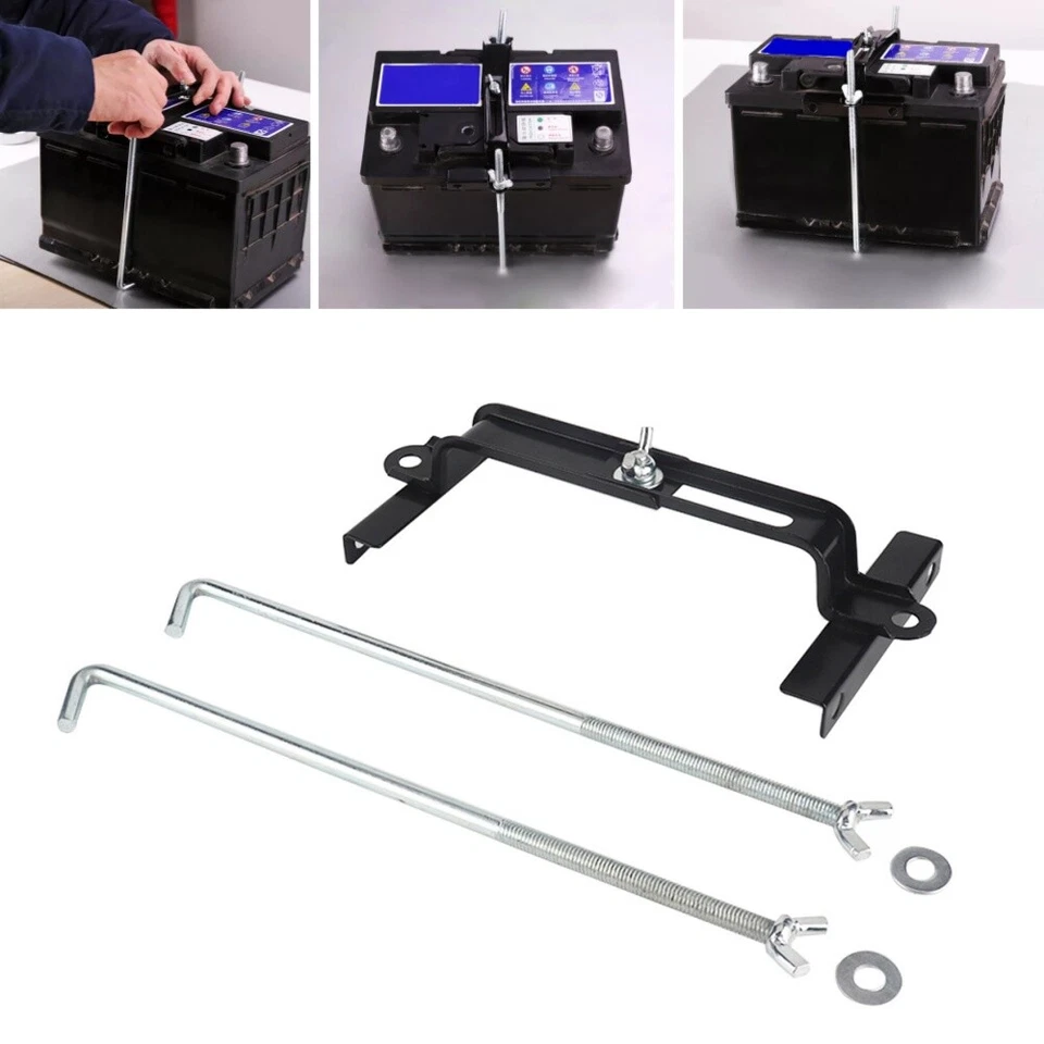 27.5cm/10.8" Car Storage Battery Holder Adjustable Stabilizer Rack Mount Bracket - Image 1 of 4