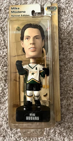 Upper Deck Playmakers Mike Modano Bobblehead 2001/2002 NHL Dallas Stars Special Cover