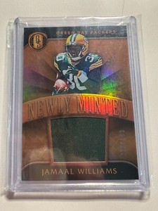 K13,451- 2017 Panini Gold Standard Newly Minted Jersey #37 Jamaal Williams #/199