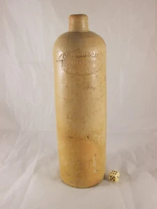 Antike Schnapsflasche Steinhäger Brennerei C.W. Tasche Steingut Steinhagen alt - Bild 1 von 7