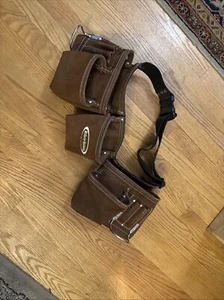 McGuire-Nicholas Leather Waist Tool Belt/Contractor's Apron #1DM-495-2 - Picture 1 of 6