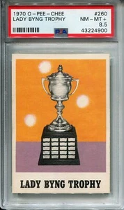 1970 O-Pee-Chee #260 Lady Byng Trophy PSA 8.5 NM-MT+  - Picture 1 of 2