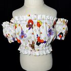Mickey and Minnie Snack Girls Off The Shoulder Top size 4 Girls/ Toddlers / Kids
