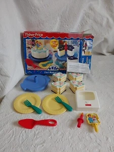 Vintage Fisher Price 2 In 1 Musical Cake Not Working 73314 Complete - Picture 1 of 16