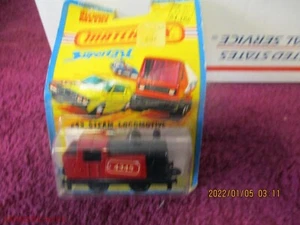 Vintage Matchbox Super Fast # 43 Steam Locomotive new on Card 1976 - Picture 1 of 3