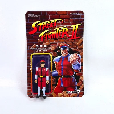 2018 Super7 M. Bison Street Fighter II 1:18 Scale Reaction Capcom Action Figure - Image 1 of 4