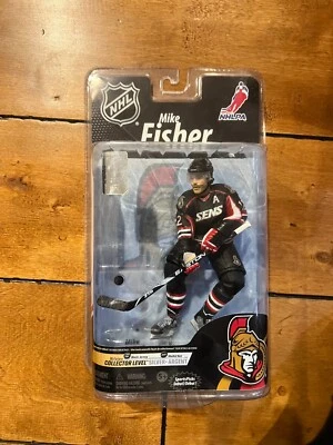 Mike Fisher Ottawa Senators Camiseta Negra Serie 26 NHL McFarlane Figura VARIANTE Foto 1 de 4