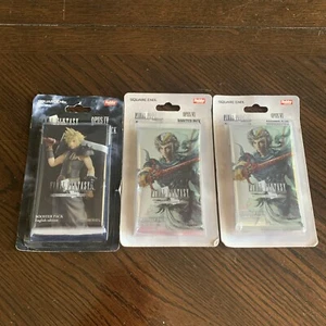 3 paquetes de refuerzo Final Fantasy Opus 4 IV y 6 VI sellados en inglés 3 paquetes - Imagen 1 de 7