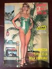 Affiche vintage actrice vedette danseuse PRINCESSE YAMAL magazine mexicain 17" 1980 années #3