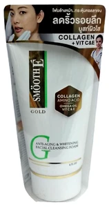 Smooth E Gold Foam Anti-Aging Whitening Gesichtsreinigungsschaum 4 flüssige Unzen keine Blasen - Bild 1 von 13
