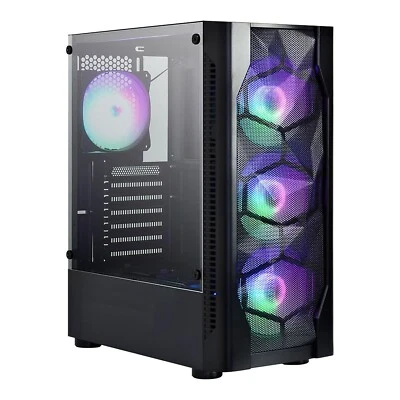 Custom Gaming Desktop PC Intel QC i7 16GB SSD + 1TB GTX 1060 6 GB WiFi BT W10H - Image 1 of 2