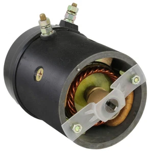 Snow Plow Motor Fits Dual Post Fisher And Western W Oil Seal 12V Pn 21500 452254 - Bild 1 von 2