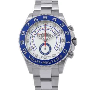 ROLEX Yacht-MasterII 44mm Stainless Steel White Dial 116680 - Picture 1 of 14