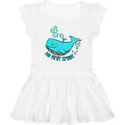 Inktastic My 1st Cruise Cute Whale And Bubbles Toddler Dress Ship Time Kids Trip