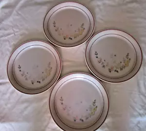 Corelle Corning Cornerstone Royal Garden 4 Dinner  Plates Aceptable condition - Picture 1 of 10