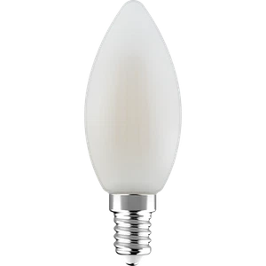 LED Kerze Leuchtmittel Glühbirne Lampe E14  4.5W warmweiß Frosted C35 - Bild 1 von 4
