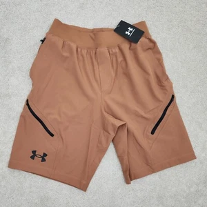 Pantalones Cortos Under Armour Hombres Pequeños 9.5" UA Imparables Carga Marrón 1374765 253 - Imagen 1 de 11
