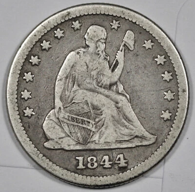 Cuarto libertad sentada 1844.  Fino.   206752 Foto 1 de 2