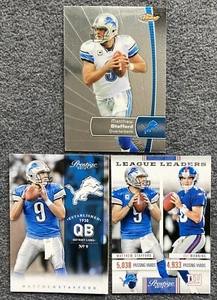 Matthew Stafford 2012 Fußballkarten-Set! 3x Karten Detroit Lions Topps Feinste - Bild 1 von 2