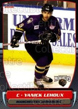 2004-05 Manchester Monarchs #24 Yanick Lehoux
