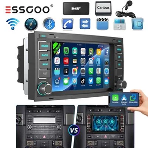 Für VW T5 Multivan Transporter DAB+ Android 14 Autoradio Carplay GPS Navi BT RDS - Bild 1 von 15