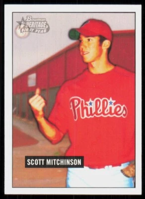 2005 Bowman Heritage 1st Year Scott Mitchinson Rookie #272 - Image 1 of 2