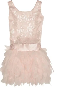 Biscotti NWT Pink Sequin & Tulle Girls Party Dress Size 5 Sleeveless - Picture 1 of 2