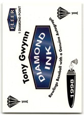 1997 Fleer Diamond Tribute Tony Gwynn San Diego Padres #NNO