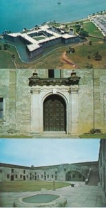 (3 cards) St Augustine FL Florida C astillo De San Marcos Oldest Fort in America