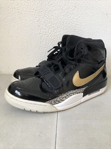 Nike Air Jordan Legacy 312 schwarzgold weiß AV3922-007 Größe 10 Turnschuhe SCHUHE2 - Bild 1 von 20