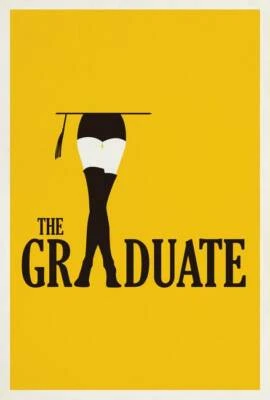 Póster de película - El graduado, arte de película antiguo moderno minimalista retro, 3 tamaños Foto 1 de 4