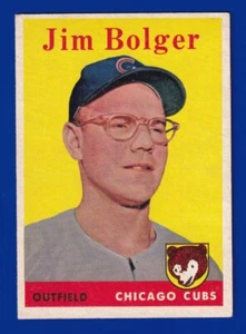 JIM BOLGER cubs 1958 TOPPS #201 VG-EX+ NO CREASES - Picture 1 of 2