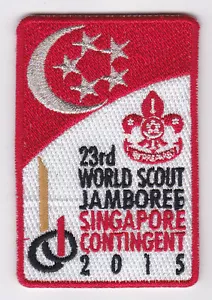 Parche contingente 2015 World Scout Jamboree SINGAPUR SCOUTS - Imagen 1 de 1