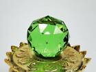 Green Emperor Magic Glass Crystal Ball Power Protection Lucky Thai Prayer amulet