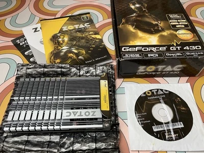 Zotac NVIDIA GeForce GT430, 512MB 64BIT DDR3, PCI Graphics Card. (ZT-40605) - Image 1 of 4